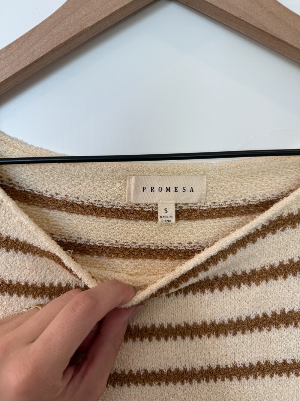 Promesa Striped Boutique Sweater - Picture 2 of 5